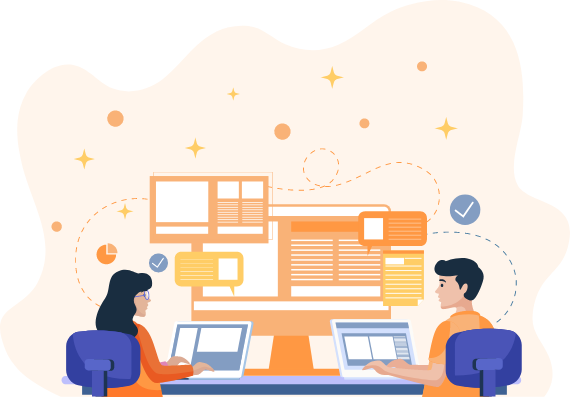 Integration Barcode Illustration